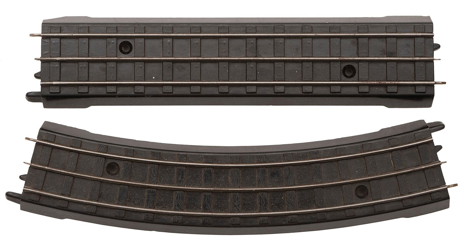 A Small Box of Lionel Train Tracks (1 of 2)