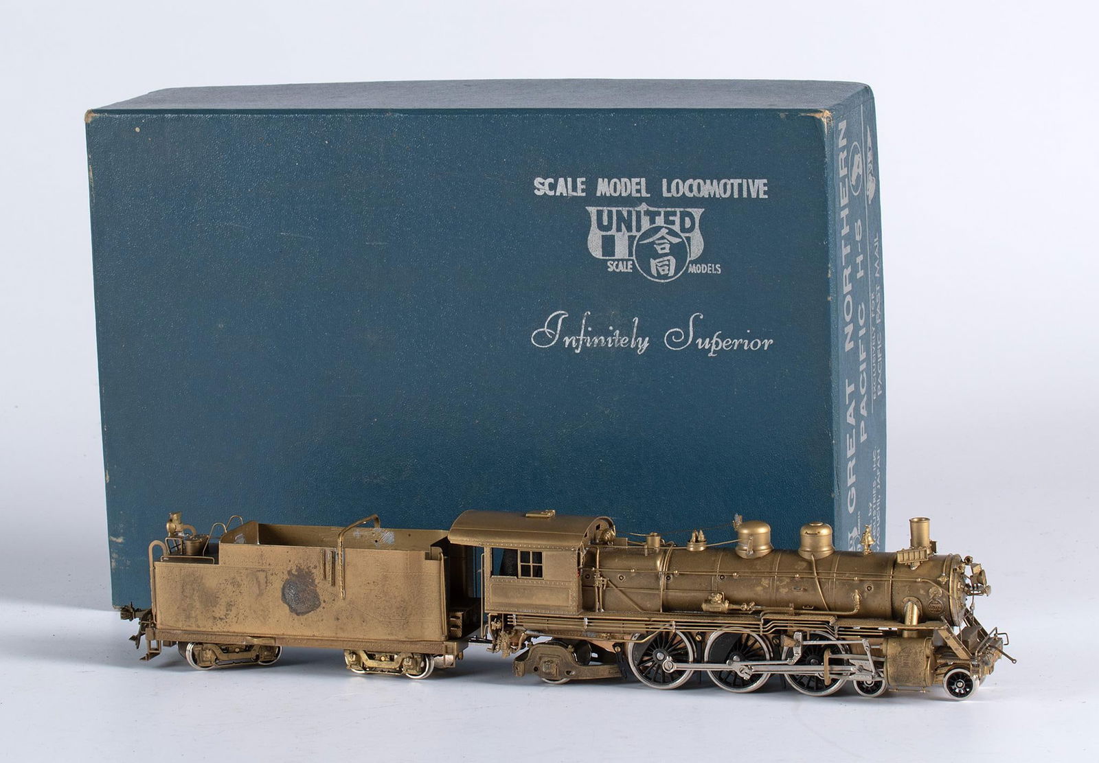 United Scale Model Train and Tender for the Great Northern Pacific H-5 in Original Box (1 of 3)