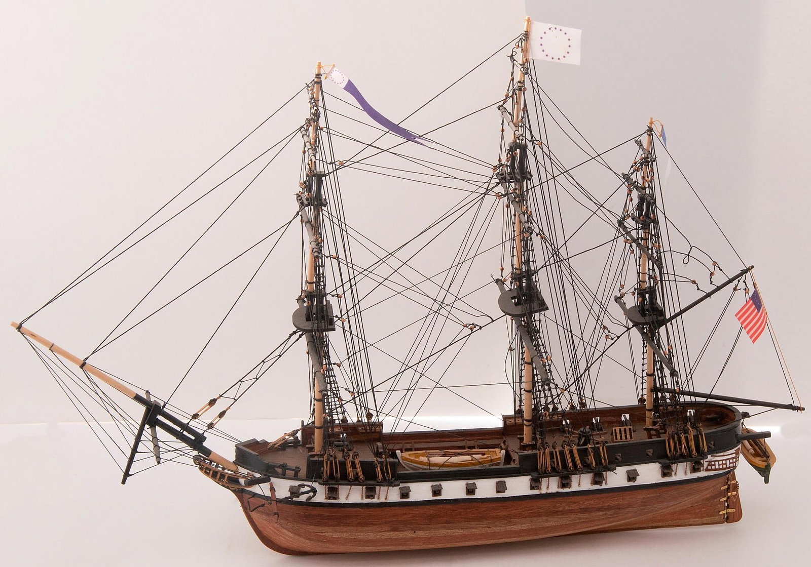 A Wooden Ship Model (1 of 13)