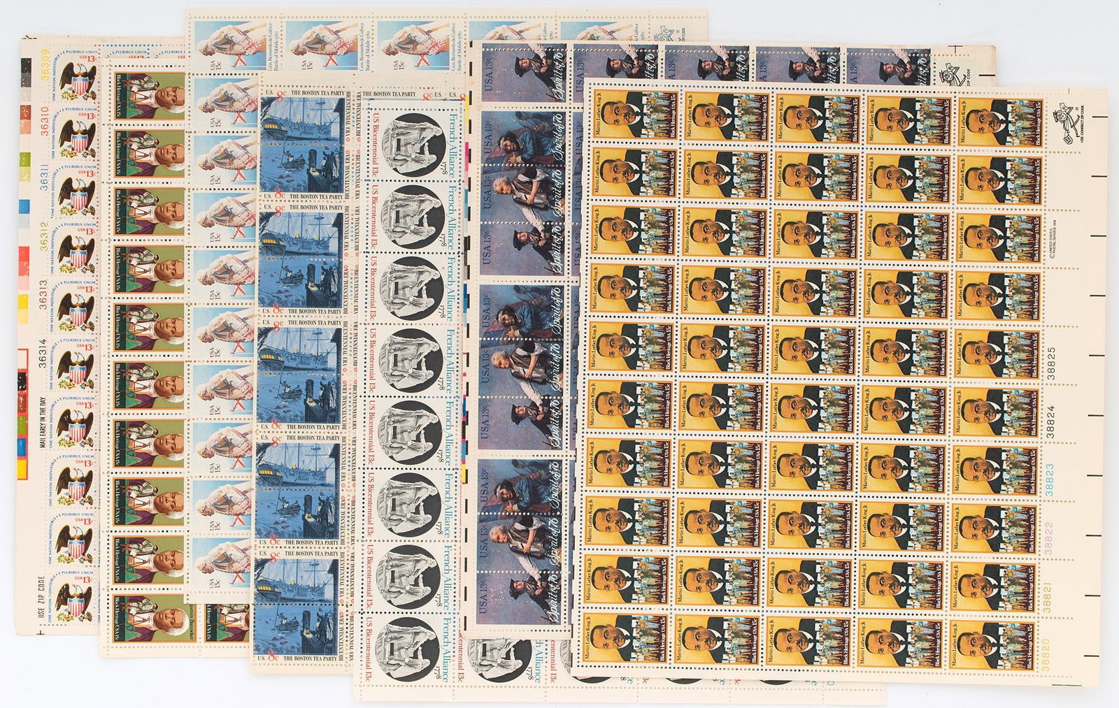 Large Group of Full Sheet  American Stamps (1 of 3)
