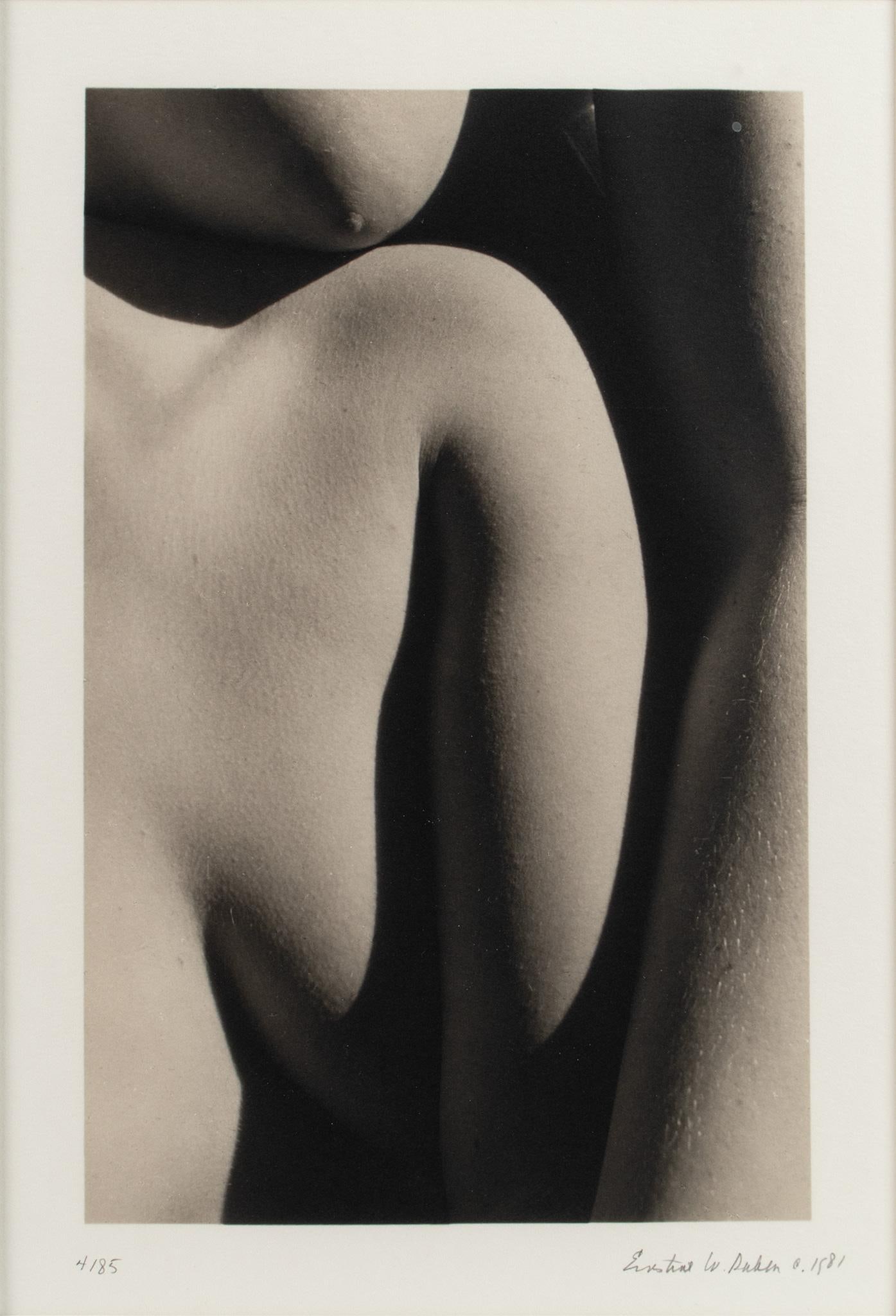 Gelatin Silver Print by Ernestine Ruben (American, b. 1931): Teenage Arms c. 1981 Gelatin silver print Signed and numbered 4/85 below the image one the mount 10.5 x 7.25 inches (sight) 21.5 x 17.25 inches (frame) Overall good condition. Provenance: Purchase rec