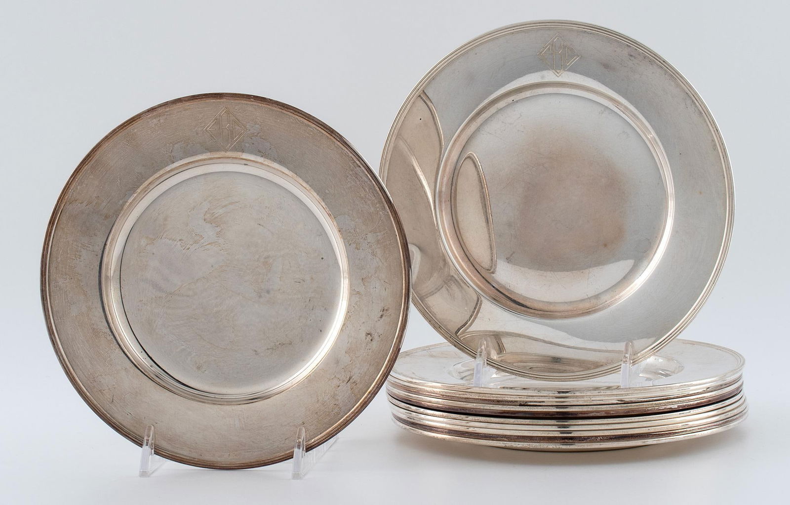 A Group of Gorham Sterling Silver Bread Plates (1 of 3)