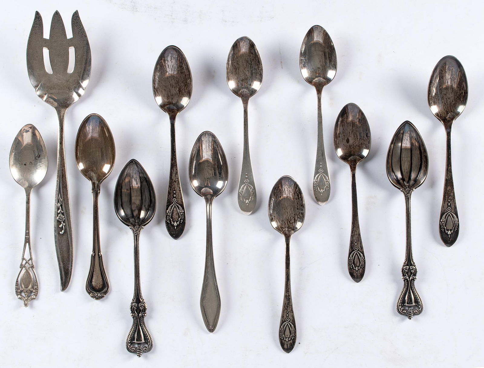 A Group of Sterling Silver Spoons (1 of 3)