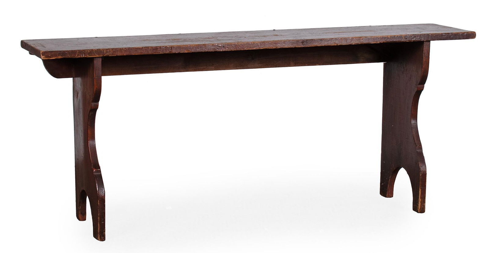 A New England Painted Chippendale Bench (1 of 2)