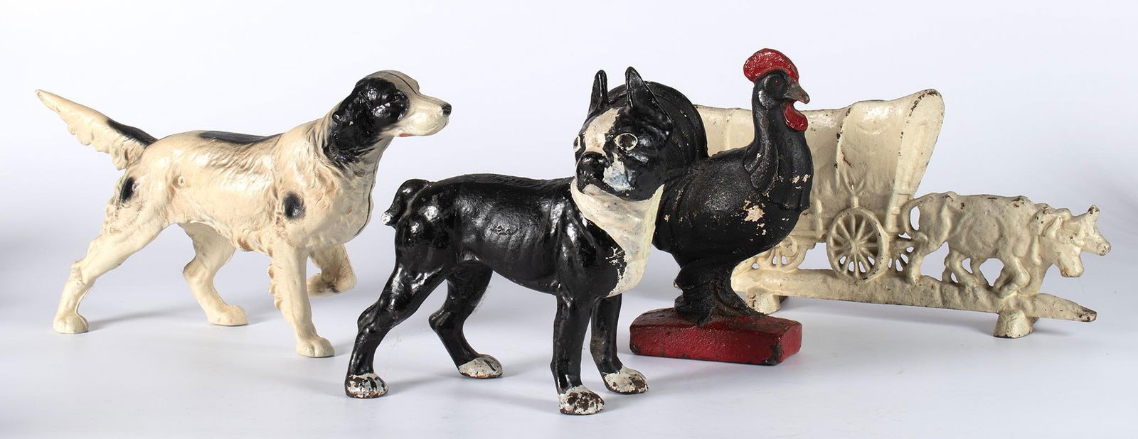 A Grouping of Painted Cast Iron Doorstops (1 of 3)