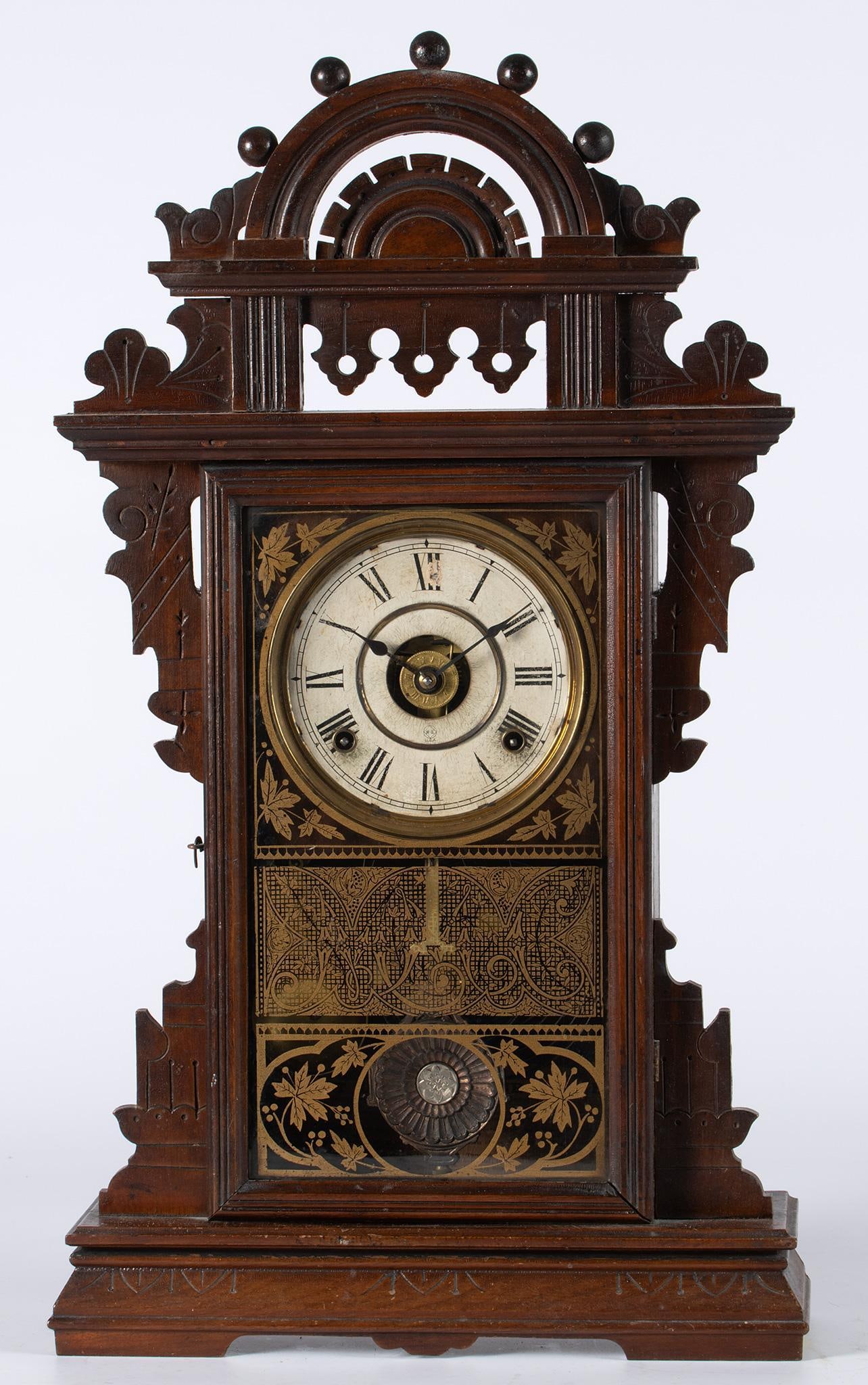 A Victorian Seth Thomas Eight Day Mantle Clock (1 of 3)