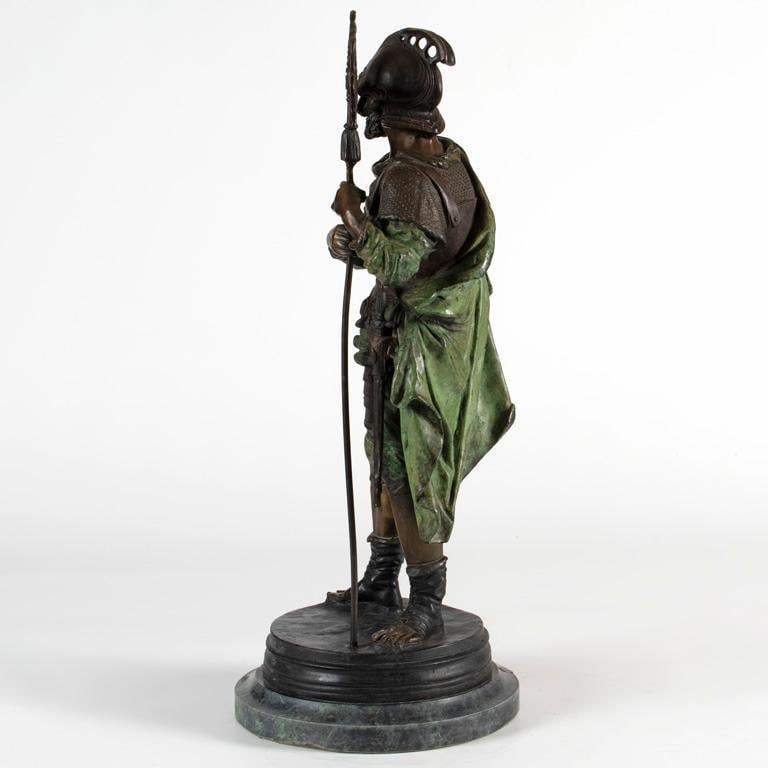 A Cold Painted Bronze Figural Sculpture by Louis Marie Moris (French) (1 of 4)