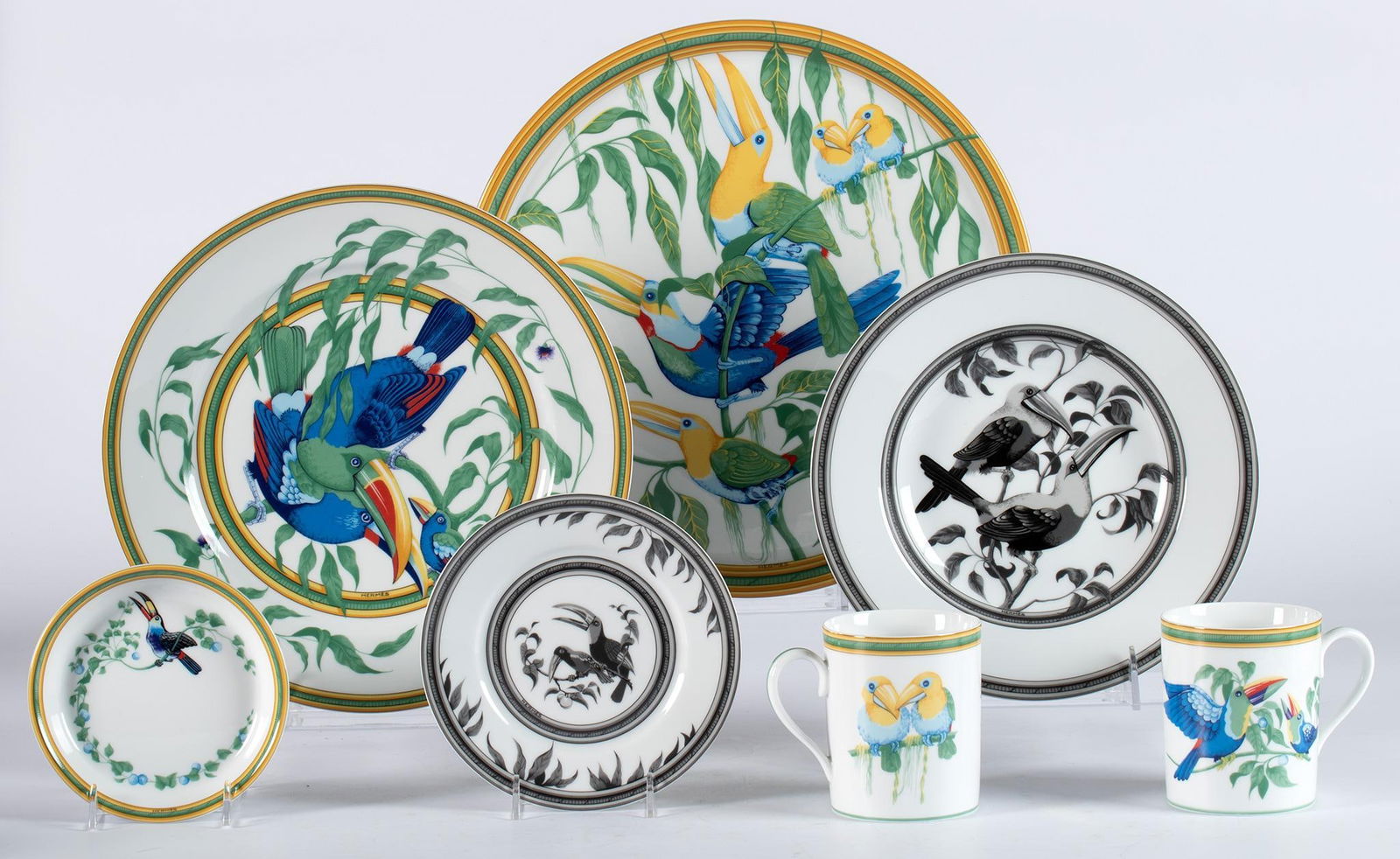 Hermes Toucan Porcelain Dinner Service Pieces (1 of 7)