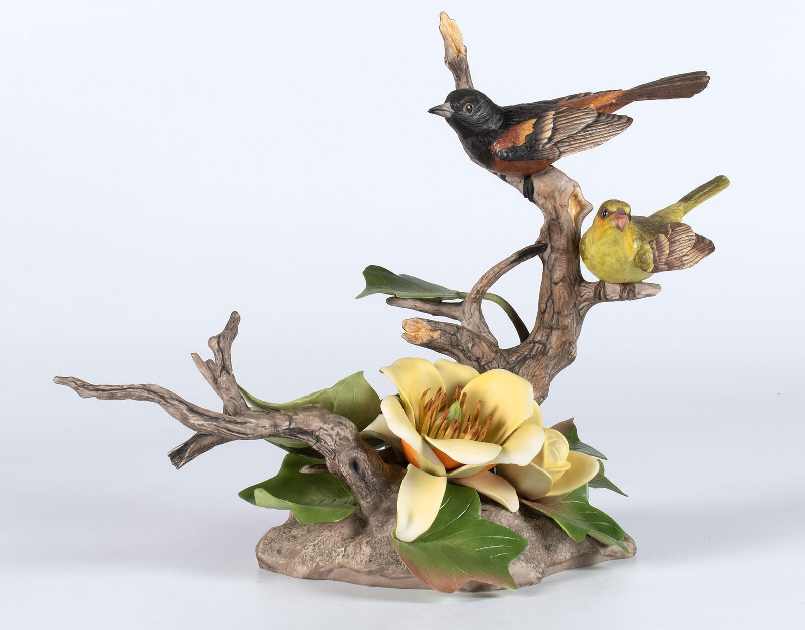 A Boehm Orchard Oriole Porcelain Sculpture (1 of 5)
