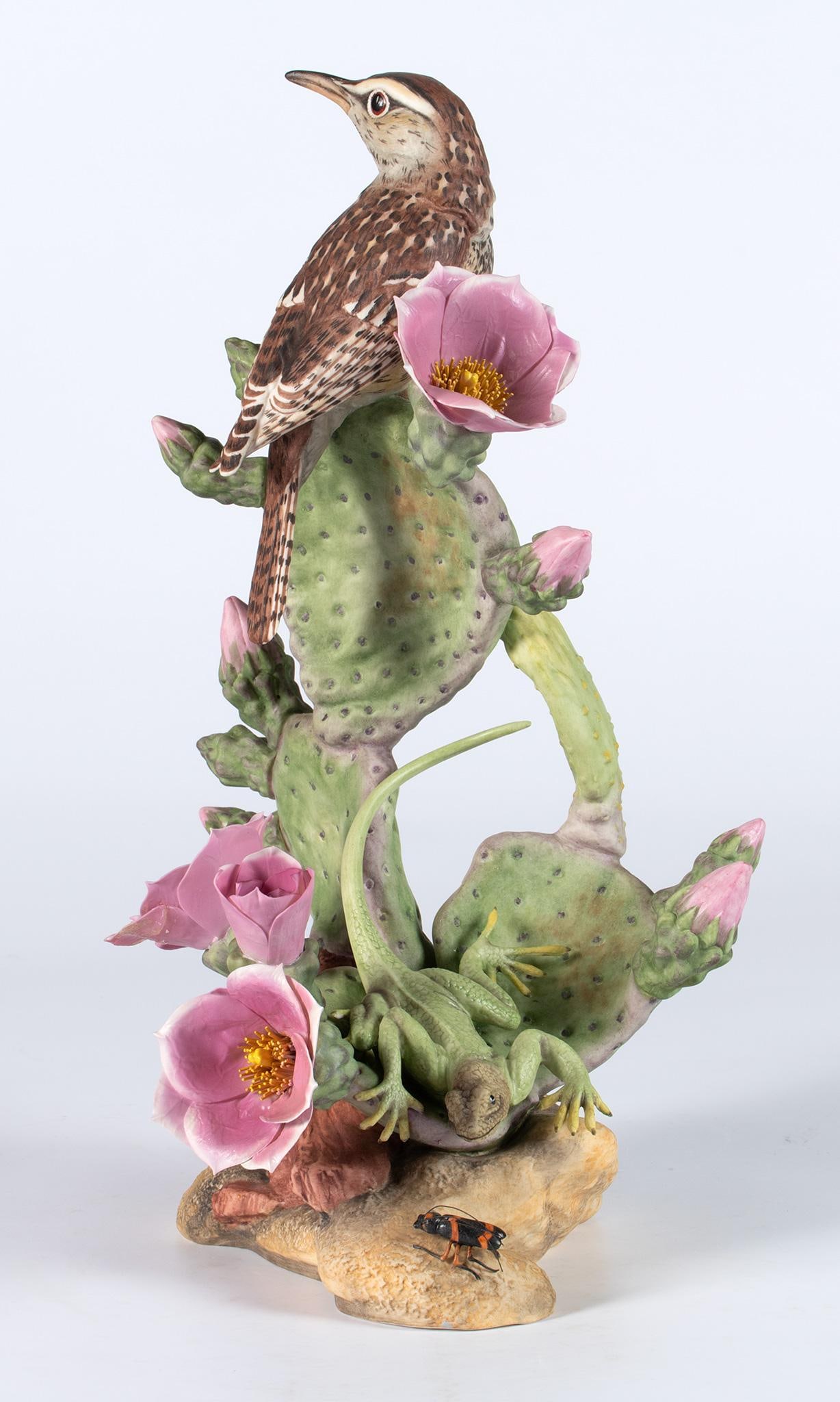 Boehm Ornithology Porcelain Sculpture of a Cactus Wren (1 of 5)