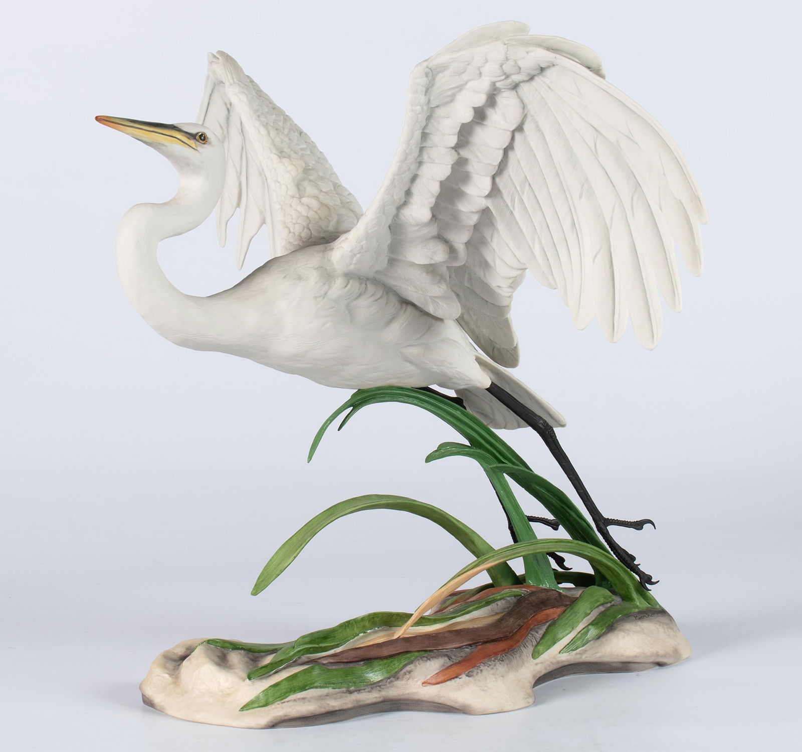 Boehm Ornithology Porcelain Sculpture of The Great Egret (1 of 5)