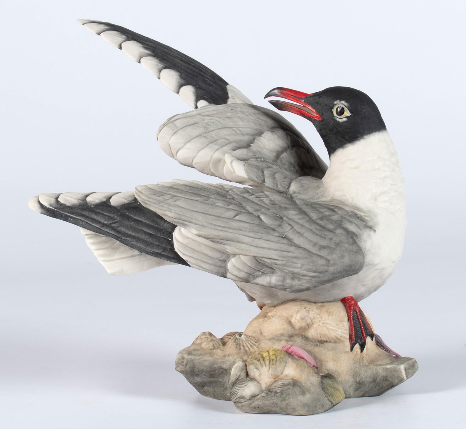 Boehm Ornithology Porcelain Sculpture of a Laughing Gull (1 of 5)