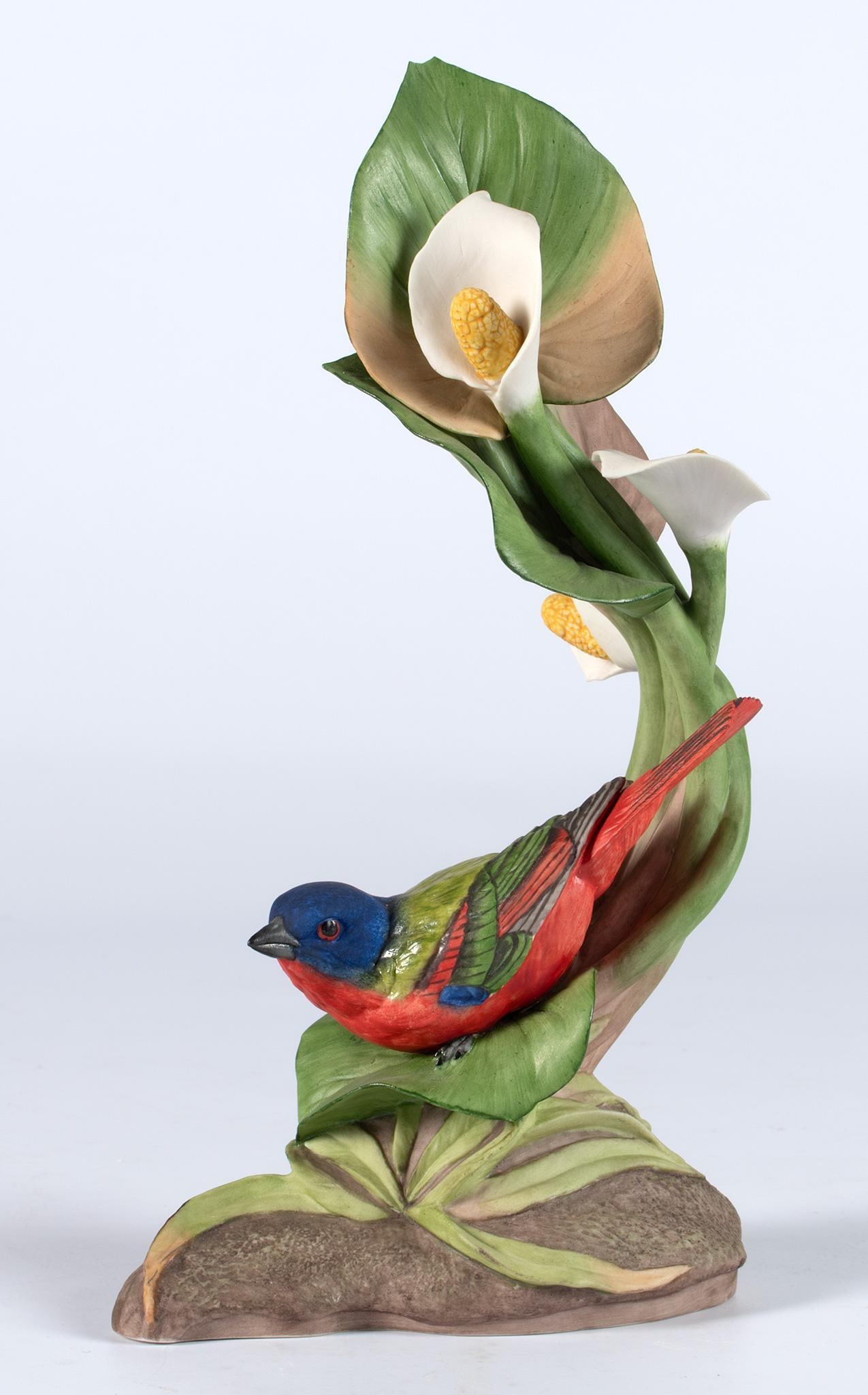 Boehm Ornithology Porcelain Sculpture of a Painted Bunting (1 of 5)