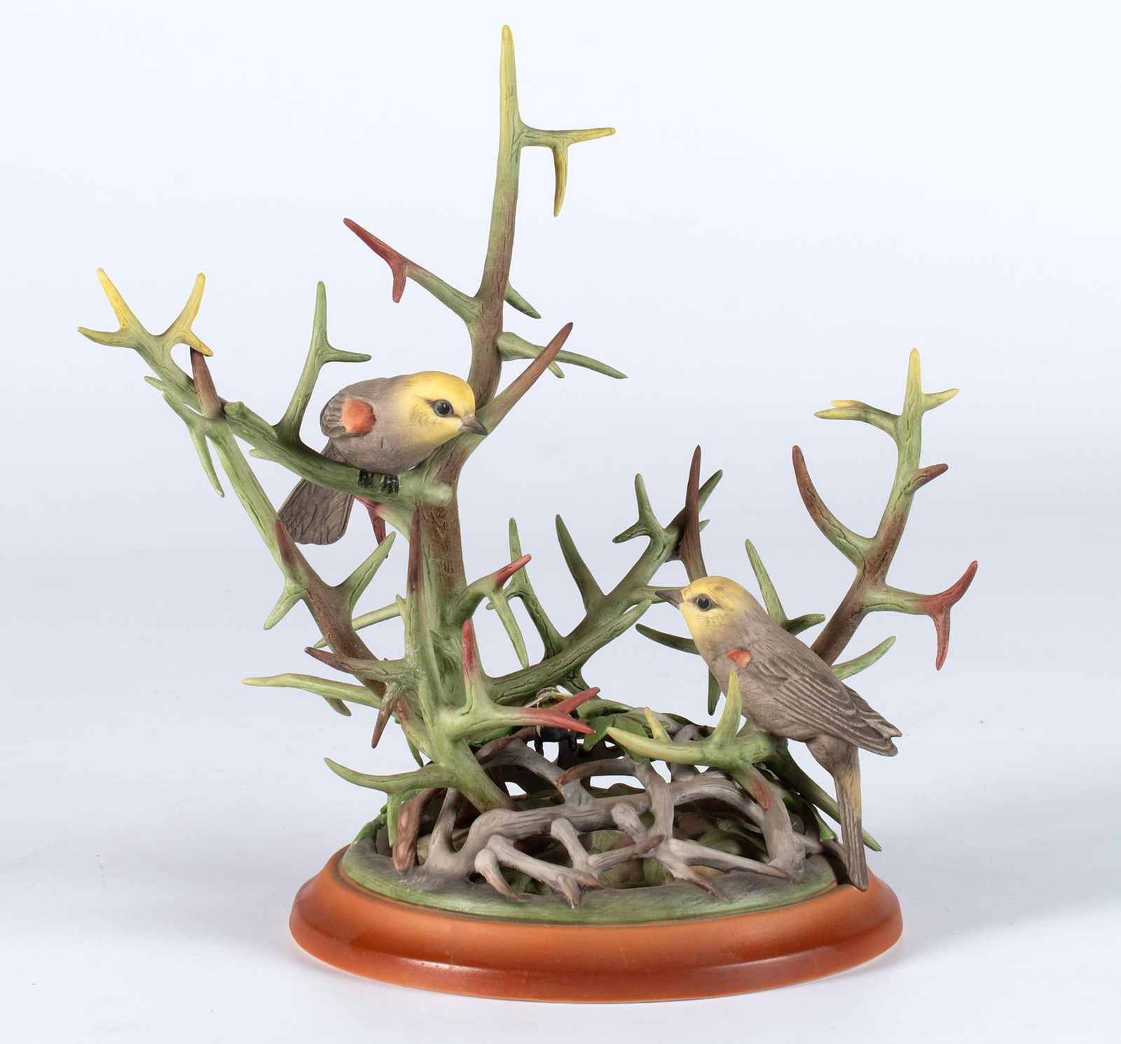 Boehm Ornithology Porcelain Sculpture of Verdins (1 of 5)