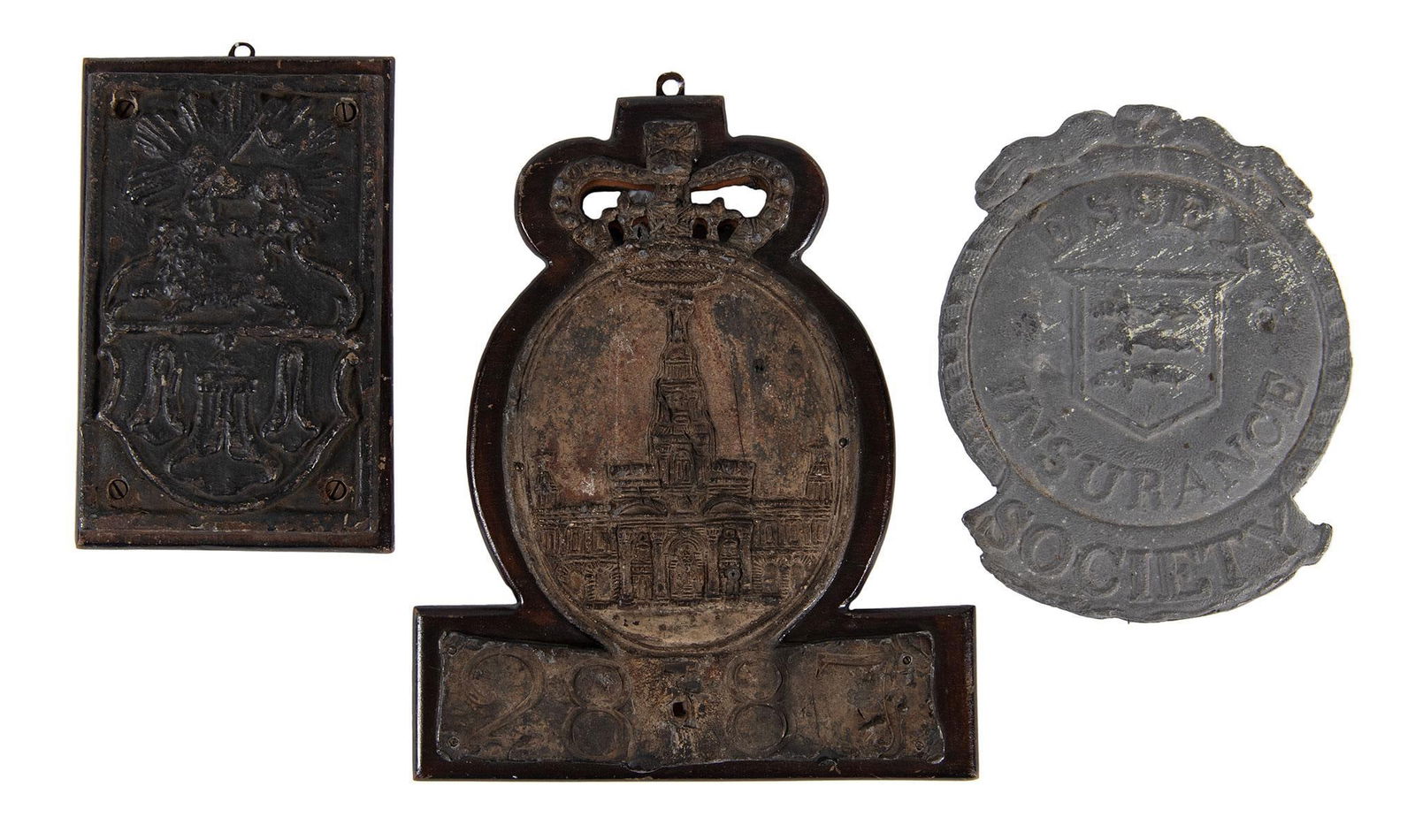 Antique British Fire Trade Signs (1 of 2)