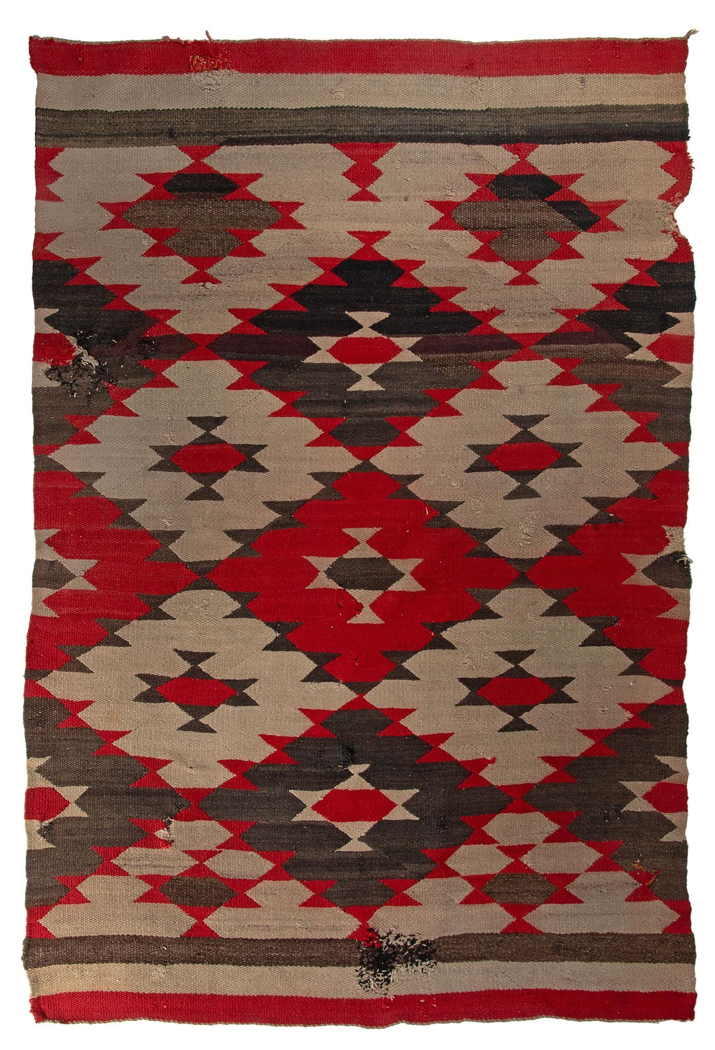 Antique Native American Navajo Blanket (1 of 2)