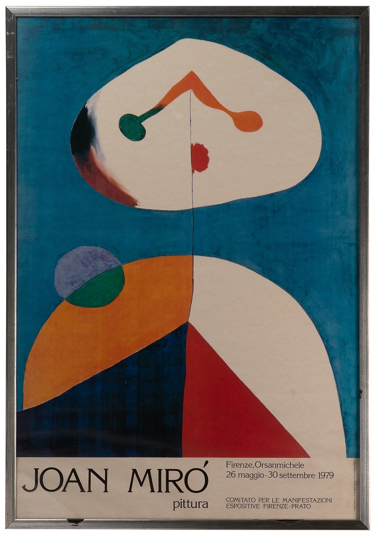 Joan Miro Portrait II Exhibition Poster 1979 (1 of 2)