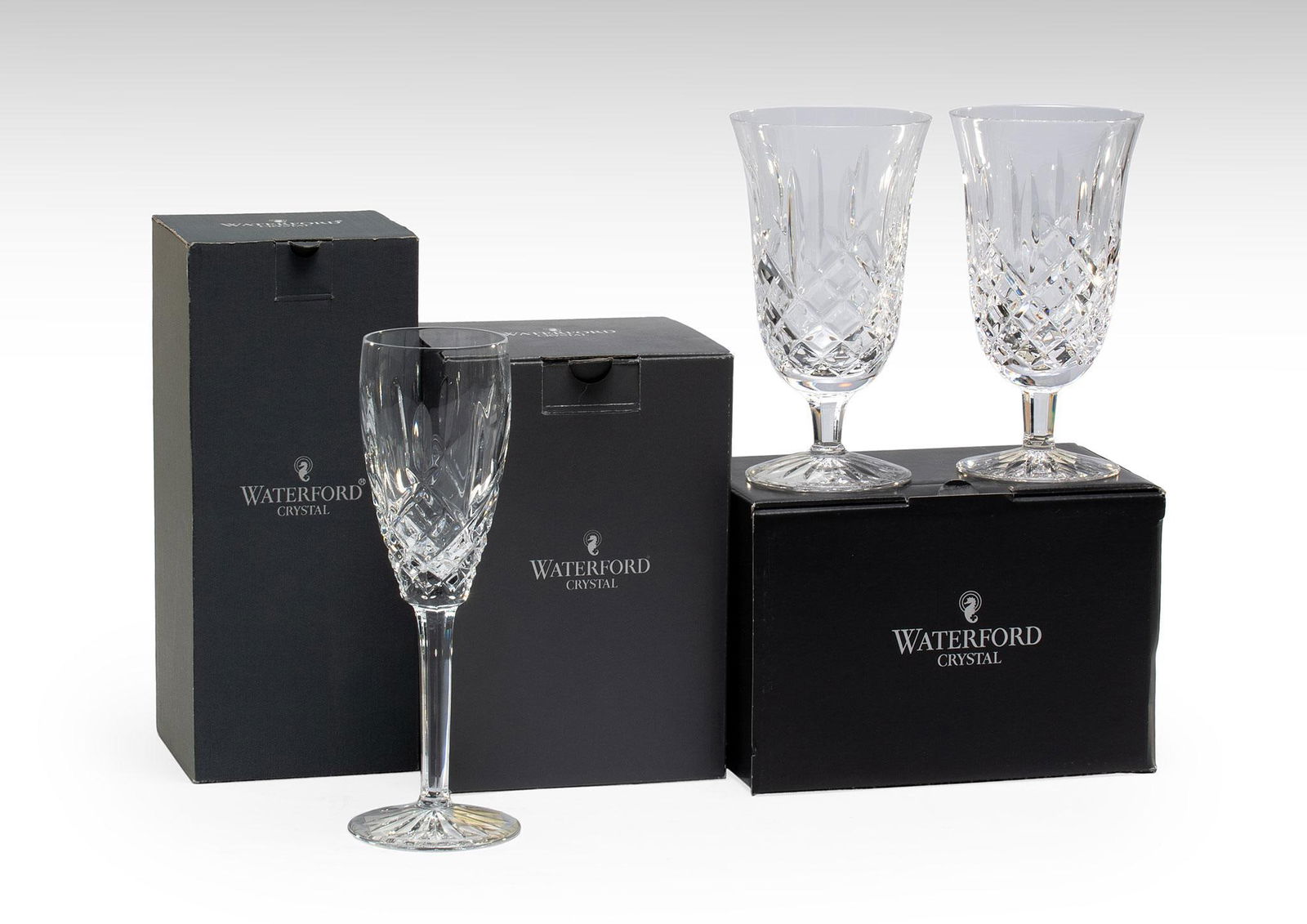 13 Piece Waterford Crystal Araglin Stemwares (1 of 2)