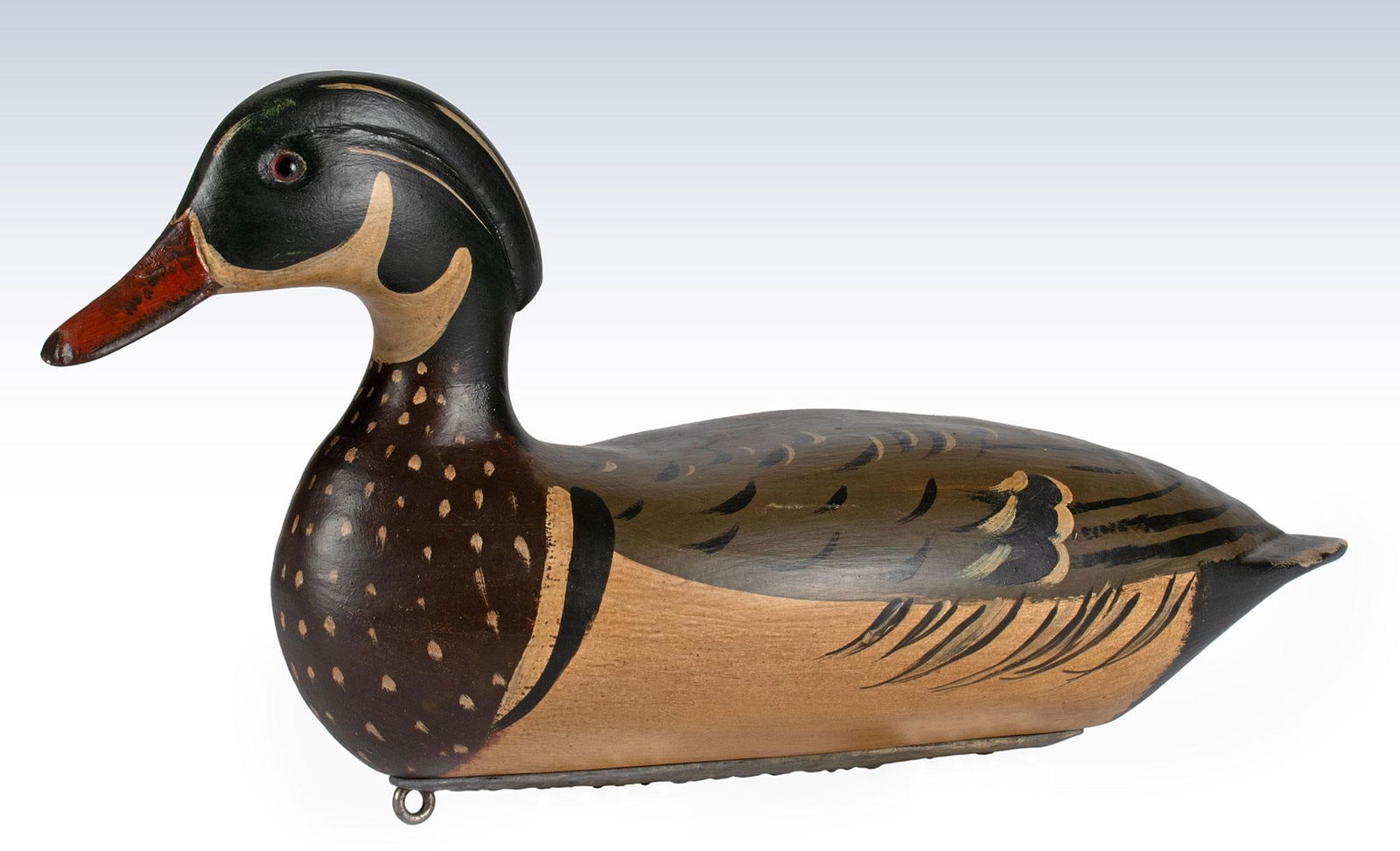 A Charlie Moore Copy of a Charles Perdew Henry Painted Duck Decoy (1 of 4)
