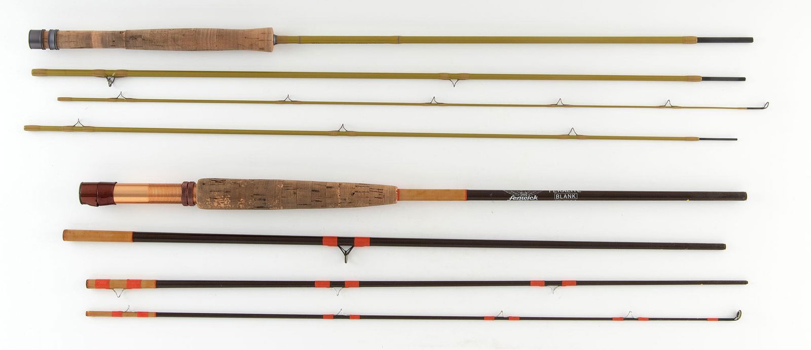 Lot of 2 Fly Rods Consisting of  (1) Fenwick Feralite Blank Fly Rod and (1) Douglas Upstream (1 of 2)