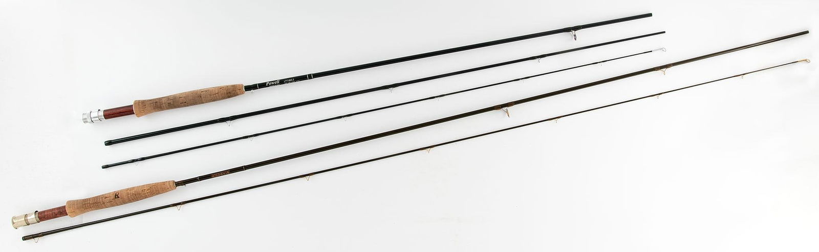 Lot of 2 Consisting of One (1) Powell LTT 89-3 Fly Rod and One(1) Orvis T3 Mid Flex 8.0 (1 of 2)