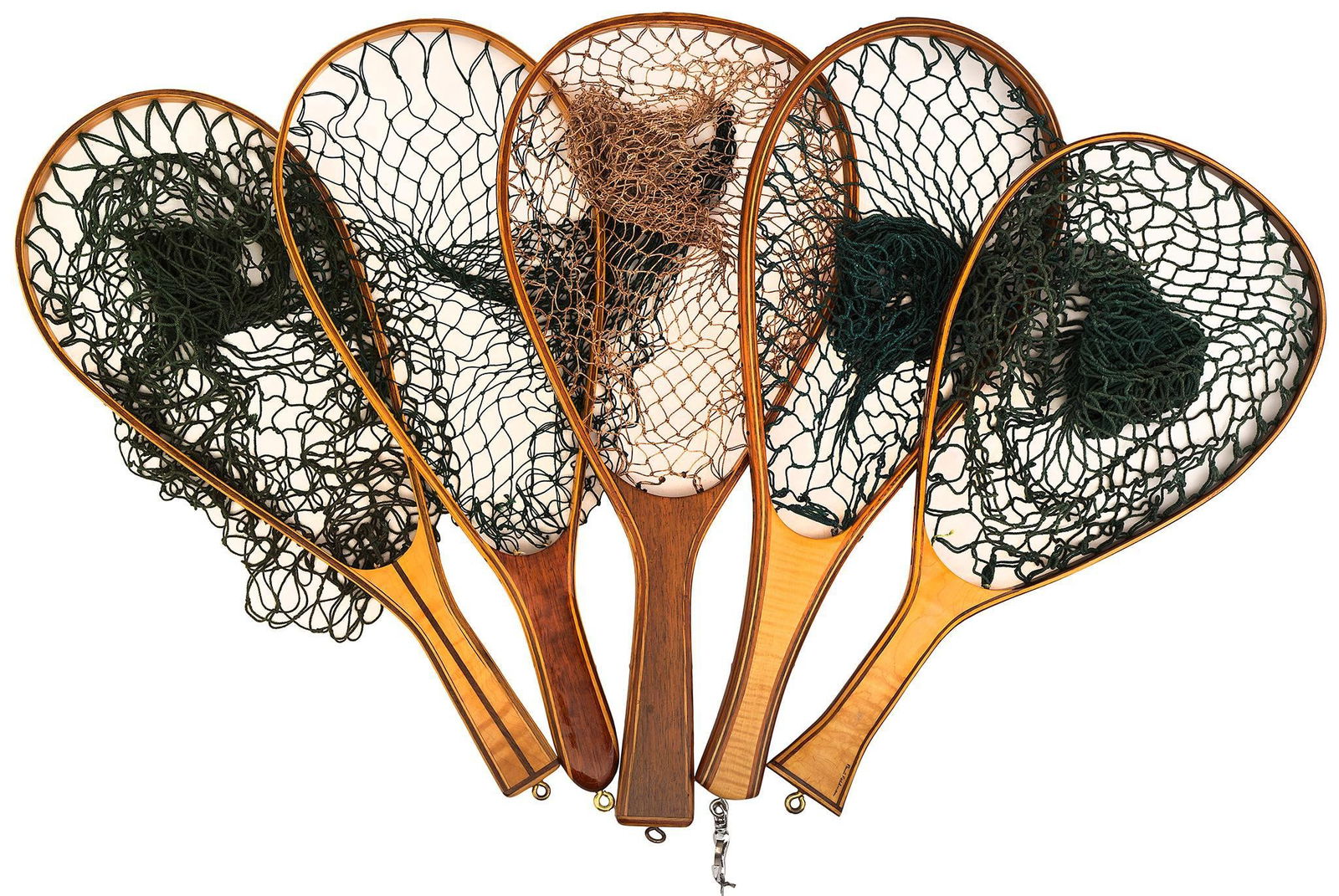 A Group of 7 Fly & Trout Fishing Nets (1 of 3)