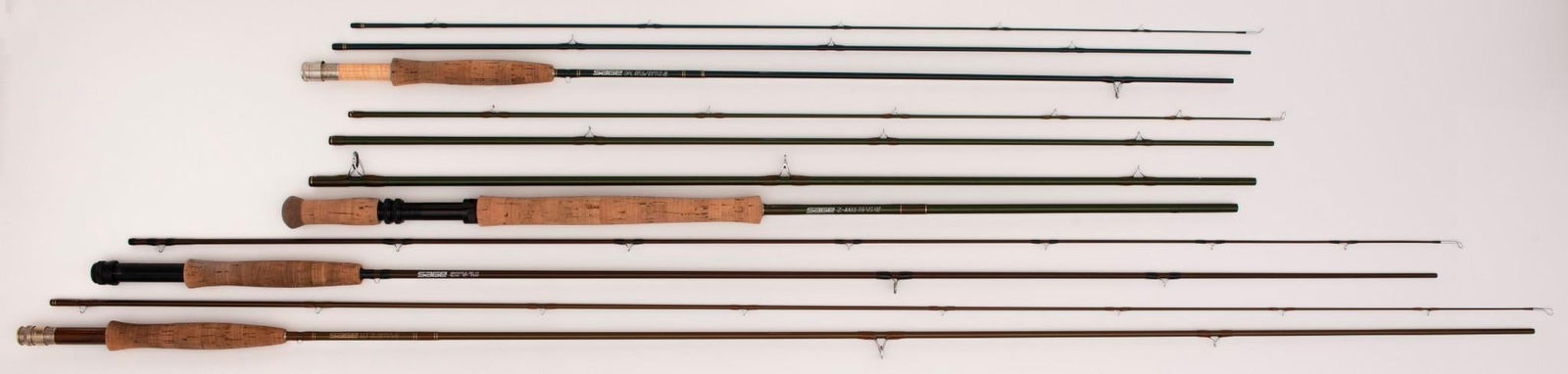 A Group of 4 Sage Fly Fishing Rods (1 of 1)