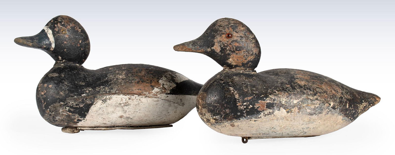 A Pair of Painted Duck Decoys (1 of 3)