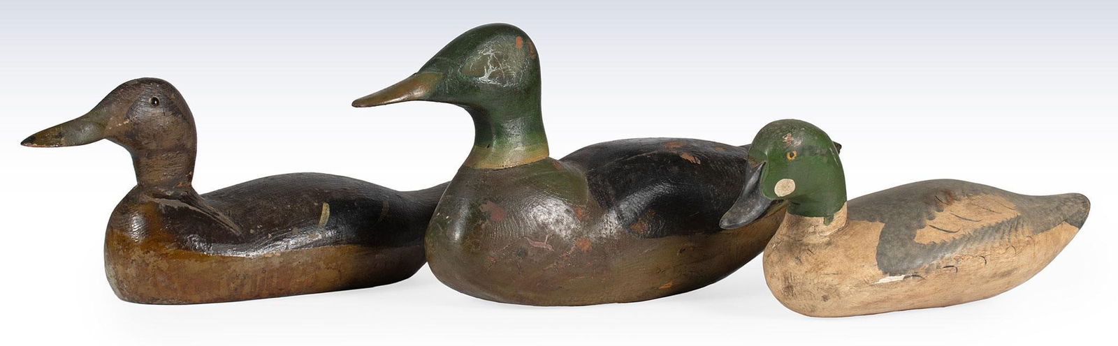 Three Painted Mallard Duck Decoys (1 of 4)