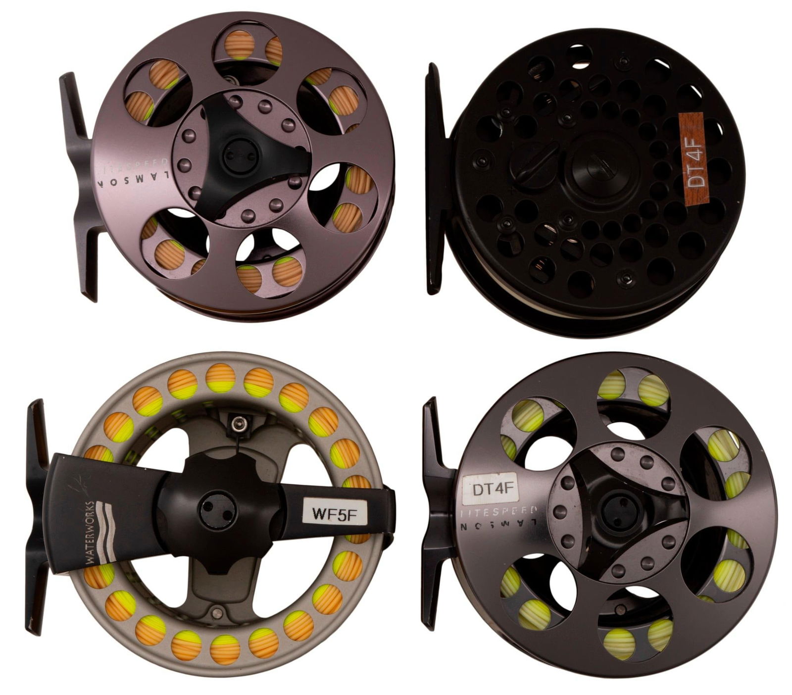 Lot of 4, Waterworks Force X LT, Browning MZ34,  Lamson Litespeed, Lamson Litespeed 1.5 Reel Smoke (1 of 3)