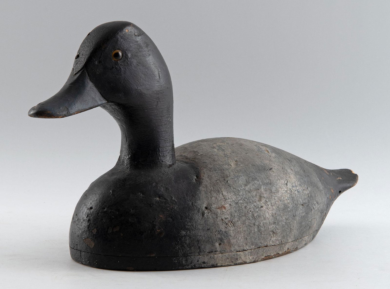 Antique Painted and Carved Duck Decoy (1 of 3)