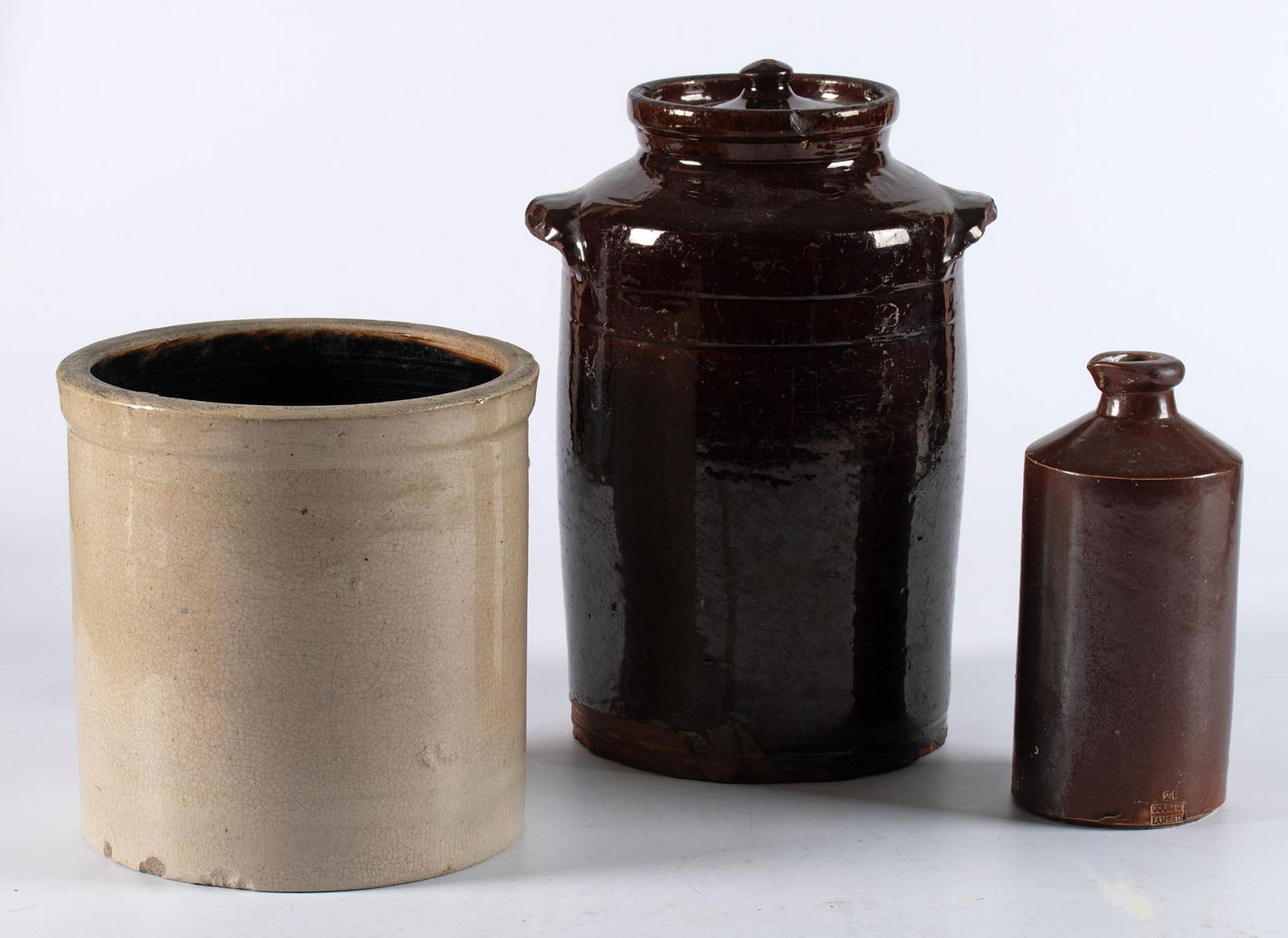 A Group of 3 American Stoneware Jugs (1 of 2)