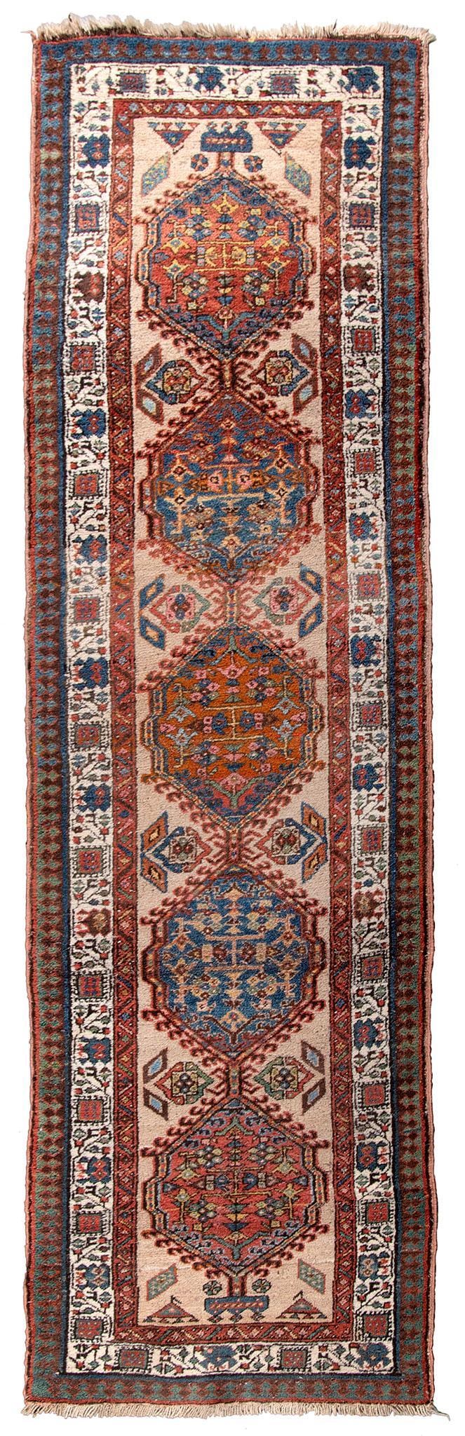 A Semi-Antique Caucasian Runner Area Rug (1 of 2)