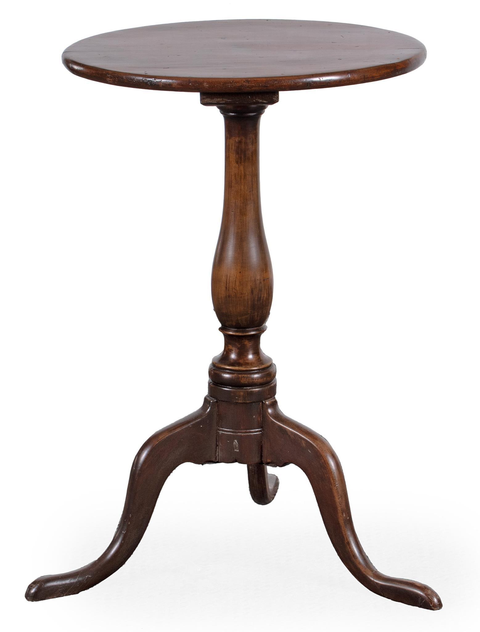 A Cherrywood Chippendale Candlestand (1 of 2)