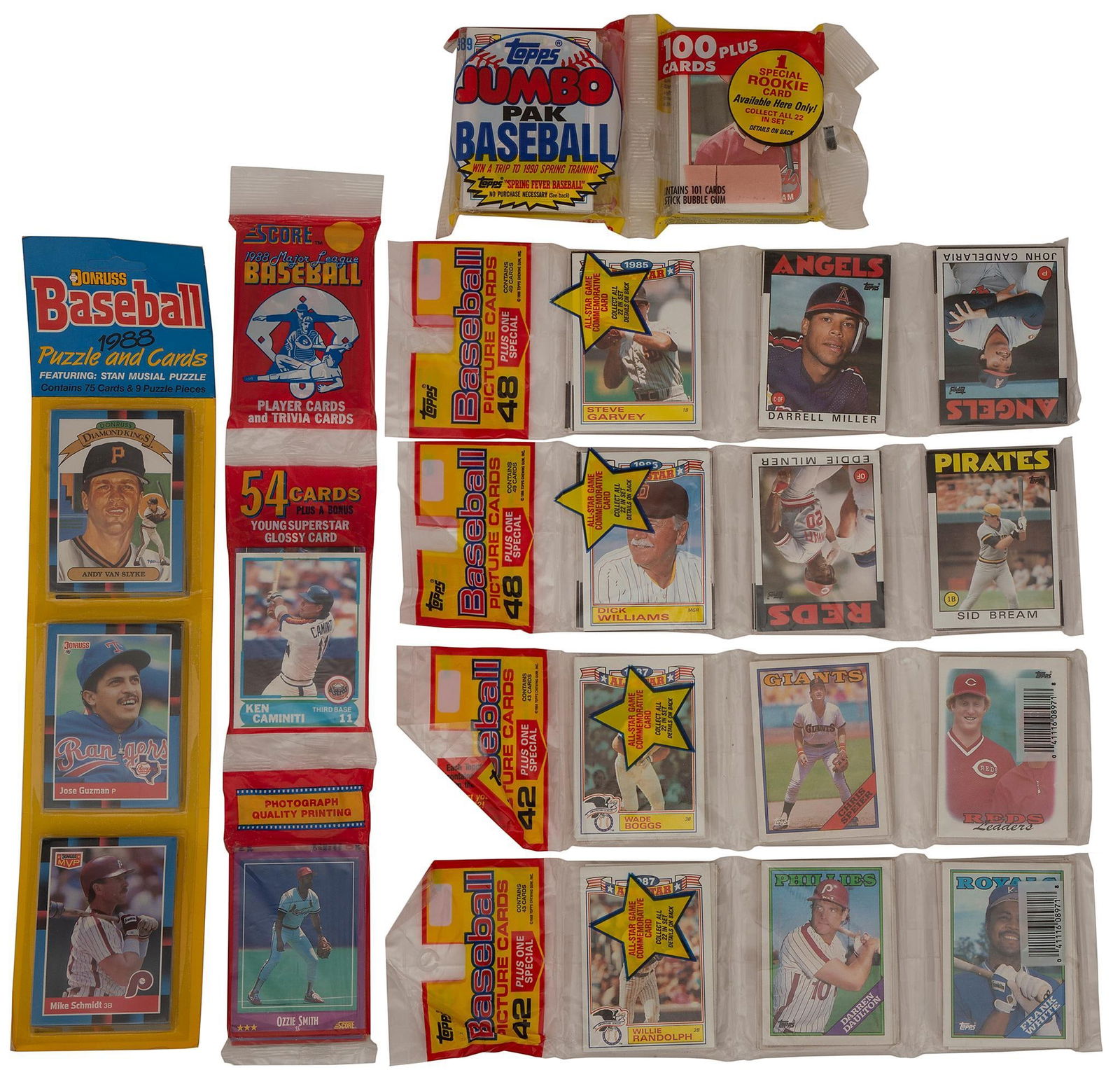 Topps, Donruss and Fleer 1980's & 90's Baseball Cards (1 of 3)