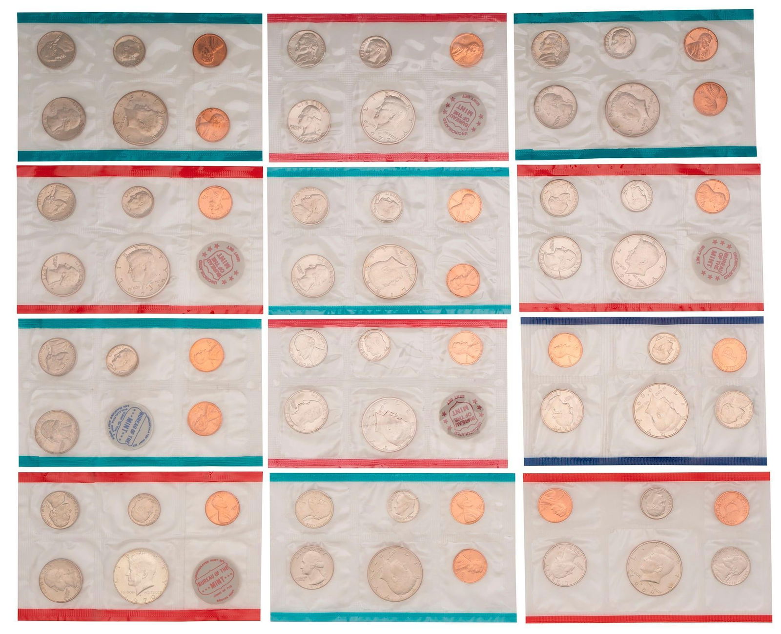 A Grouping of 20 United States Mint and Treasury Proof Sets (1 of 3)