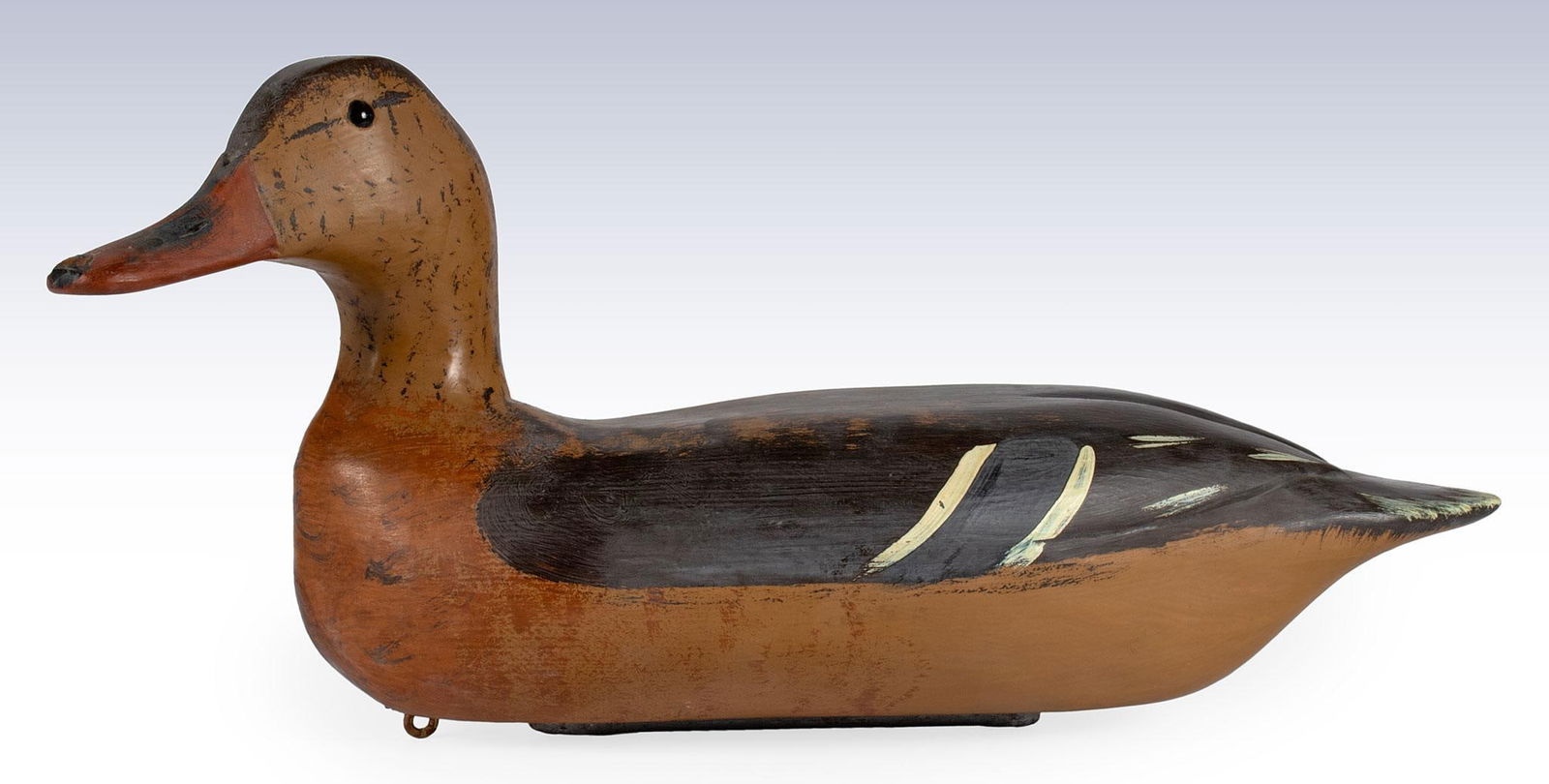 Carved and Painted Mallard Hen Duck Decoy (1 of 4)