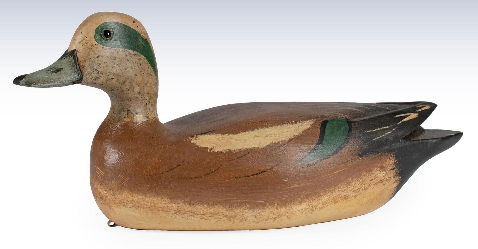 Carved and Painted American Wigeon Duck Decoy (1 of 4)