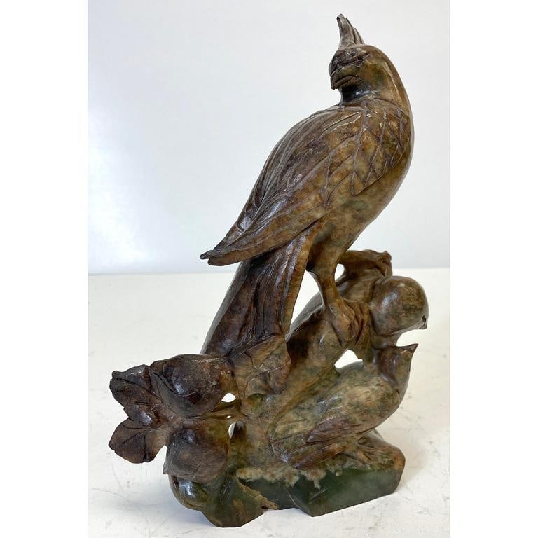 A Chinese Carved Hardstone Bird (1 of 4)