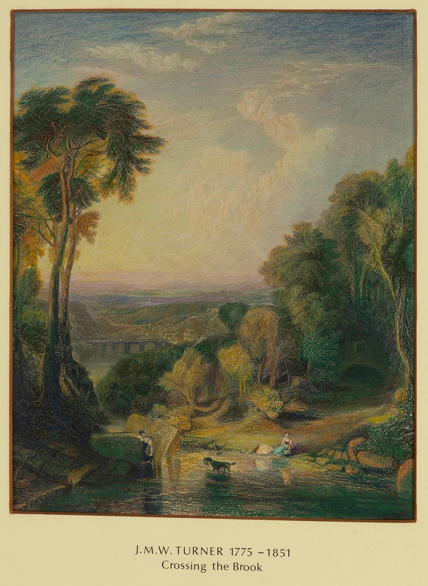 Two Colored Engravings by Joseph Mallard William Turner (English, 1775-1851) (1 of 4)