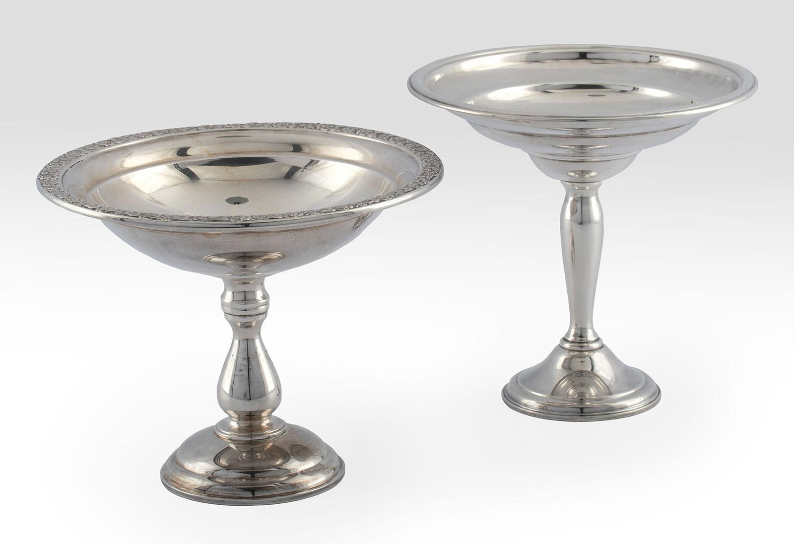 Two Sterling Silver Compotes (1 of 3)