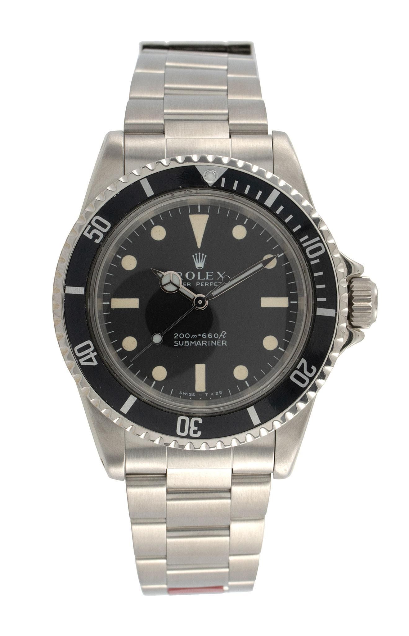 Vintage 1968 Rolex Submariner Oyster Perpetual Men's Wristwatch (1 of 6)