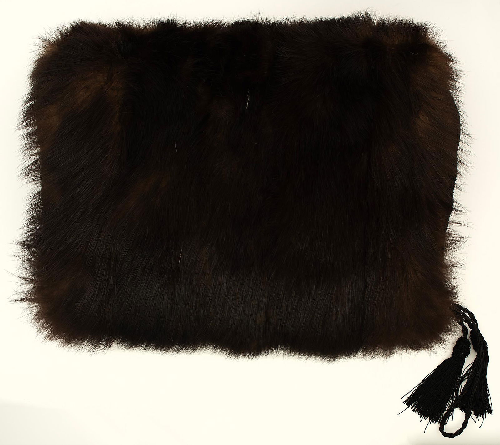 A Vintage Mink Fur Ladies Muff Purse Hand Warmer (1 of 2)