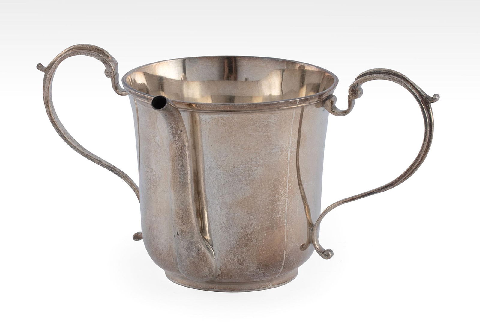 George IV Silver Spout Cup by Thomas Johnson (1 of 3)