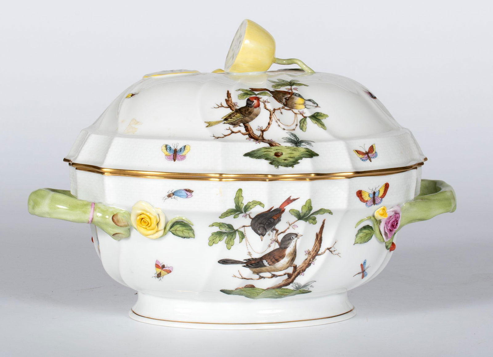 A Herend Rothschild Soup Tureen (1 of 3)