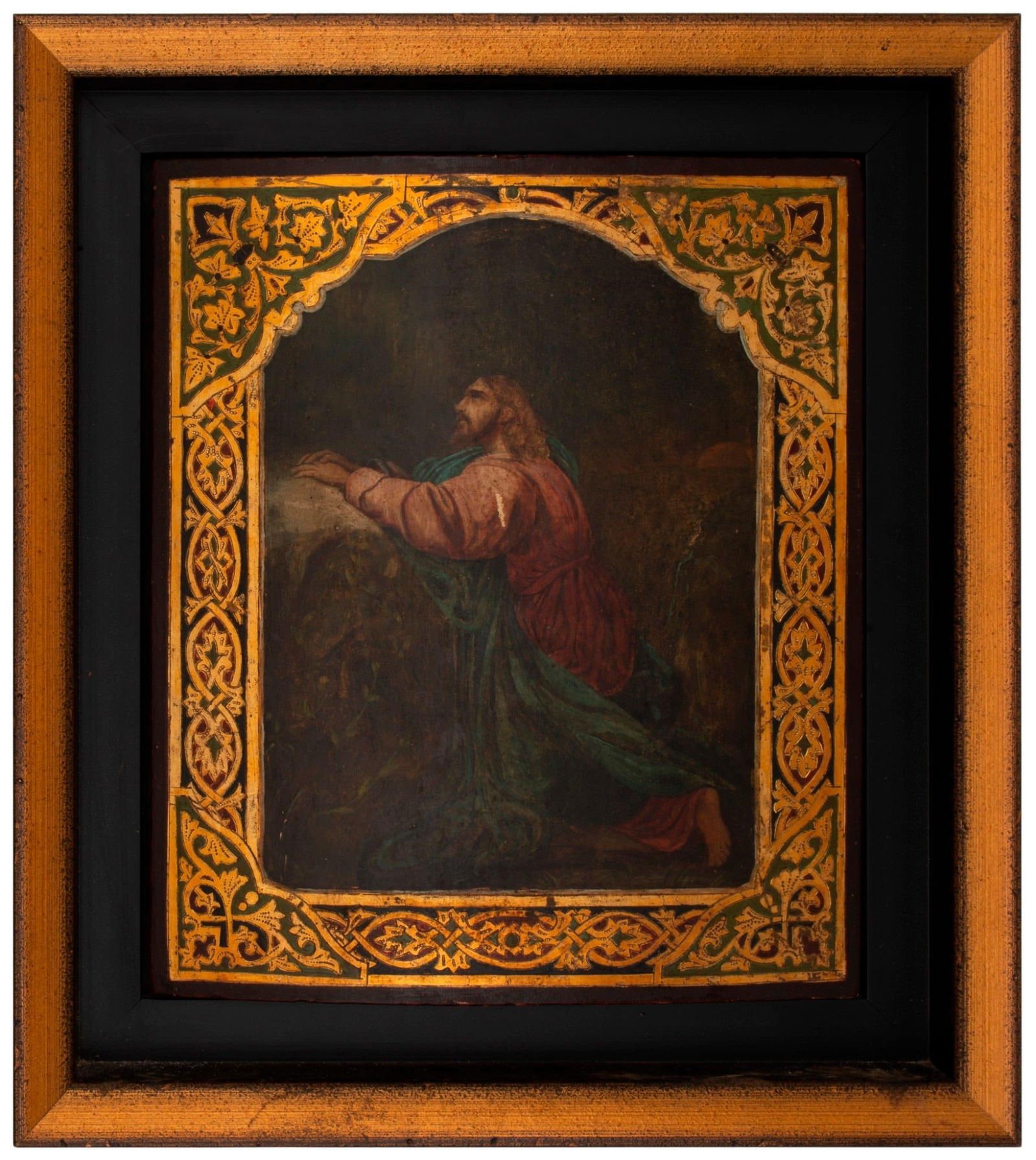 A Late 19th Century Russian Icon of Jesus Christ (1 of 2)