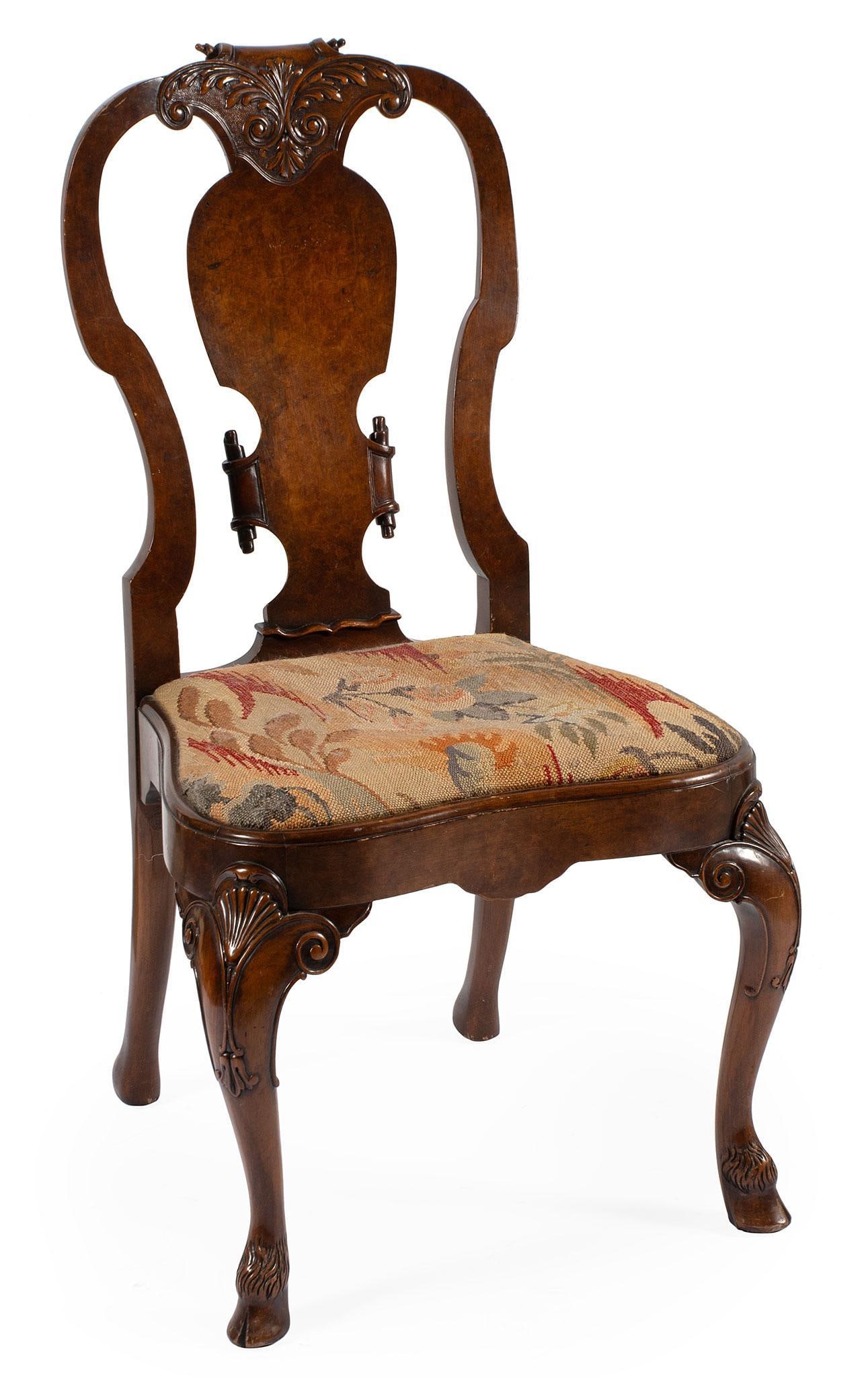 Queen Anne Style Side Chair (1 of 2)