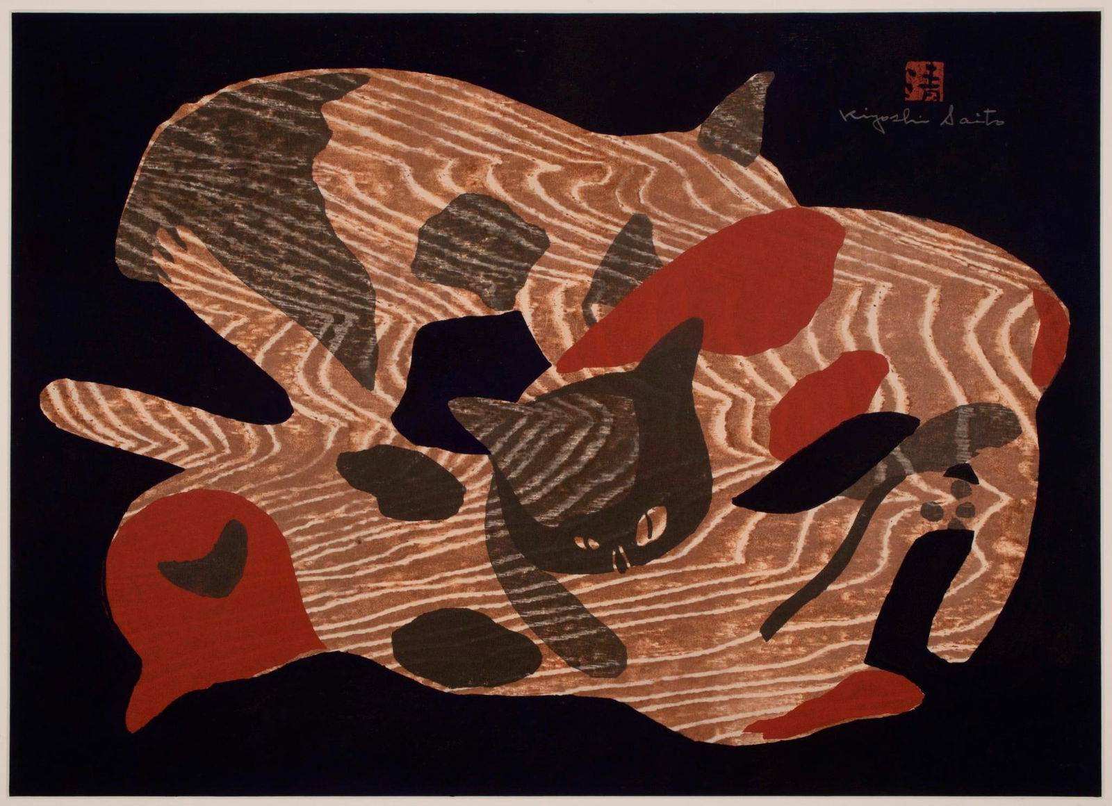 Japanese Woodcut by Sait? Kiyoshi (Japanese, 1907–1997) (1 of 5)