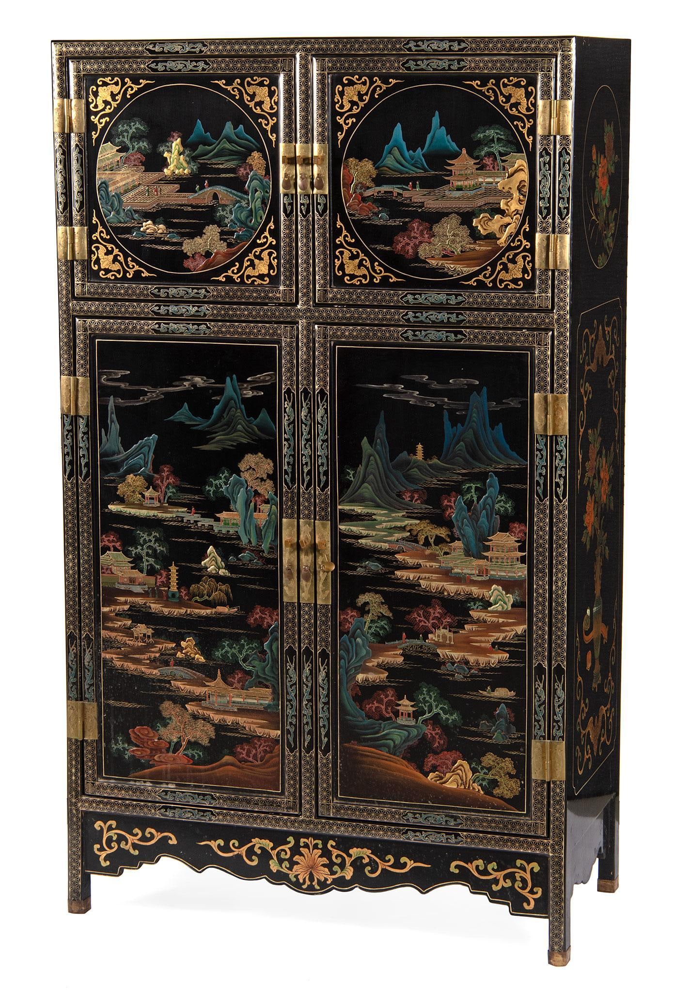 A Chinese Lacquered Cabinet (1 of 3)