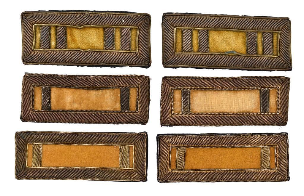 Lot of 19th Century US Cavalry Officer's Shoulder Straps (1 of 2)